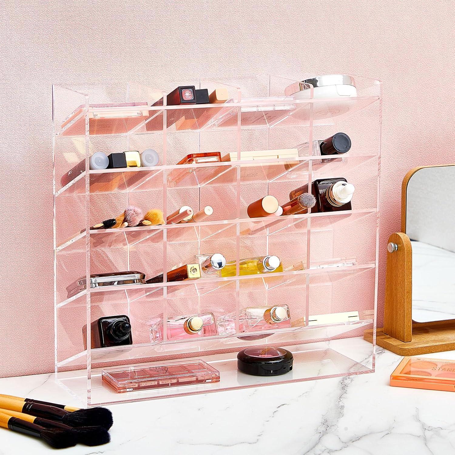 Organizador de bolígrafos MotiMind Acrílico Transparente 21 Compartimentos