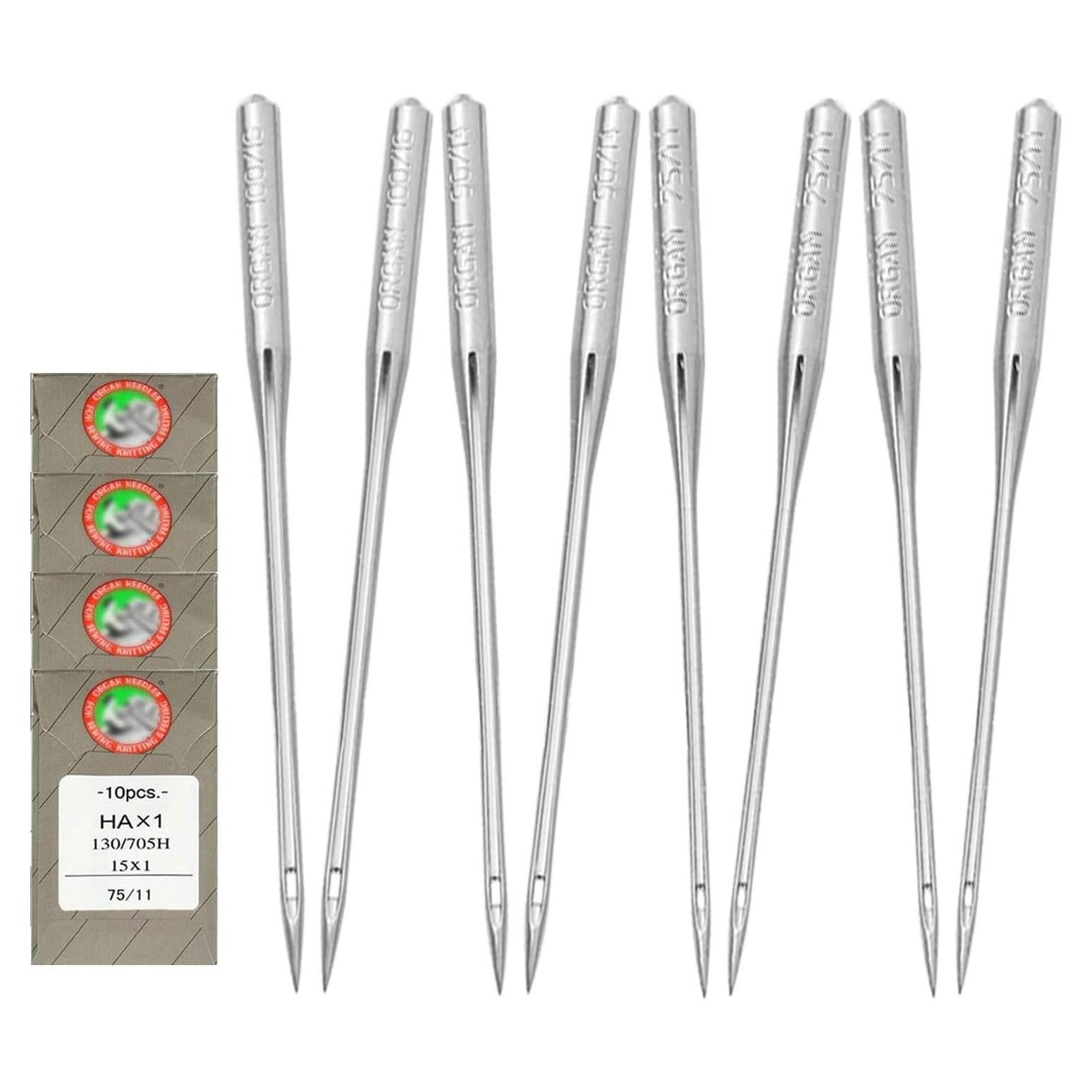 40 Agujas de Máquina de Coser ZOEYES Universales 75/11 90/14 100/16