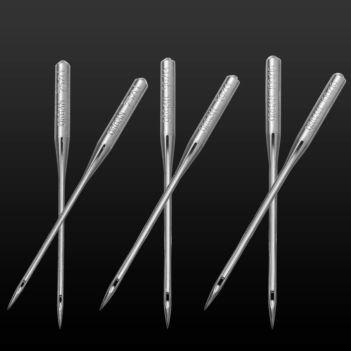 40 Agujas de Máquina de Coser ZOEYES Universales 75/11 90/14 100/16