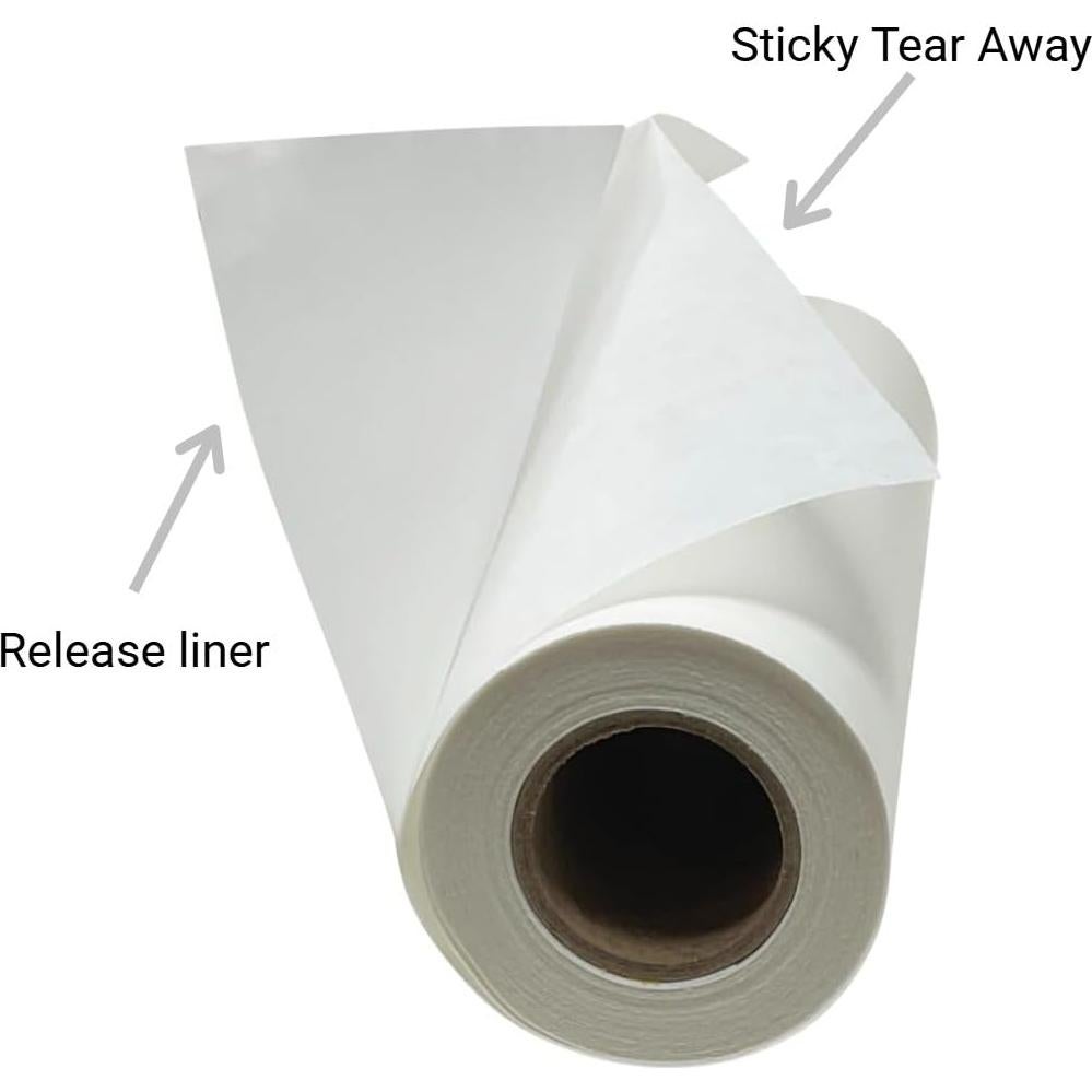 Estabilizador de Bordado Autoadhesivo H.B.I. 30.48 cm x 9.14 m