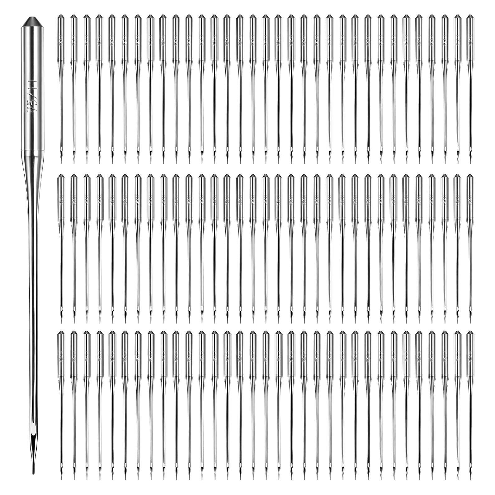 Agujas de máquina de coser universales Singer Brother 100 Pcs 75/11
