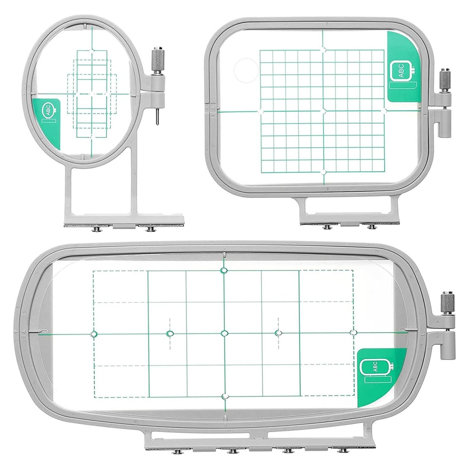 Juego de Aros de Bordado 3 en 1 YEQIN para Brother y Babylock