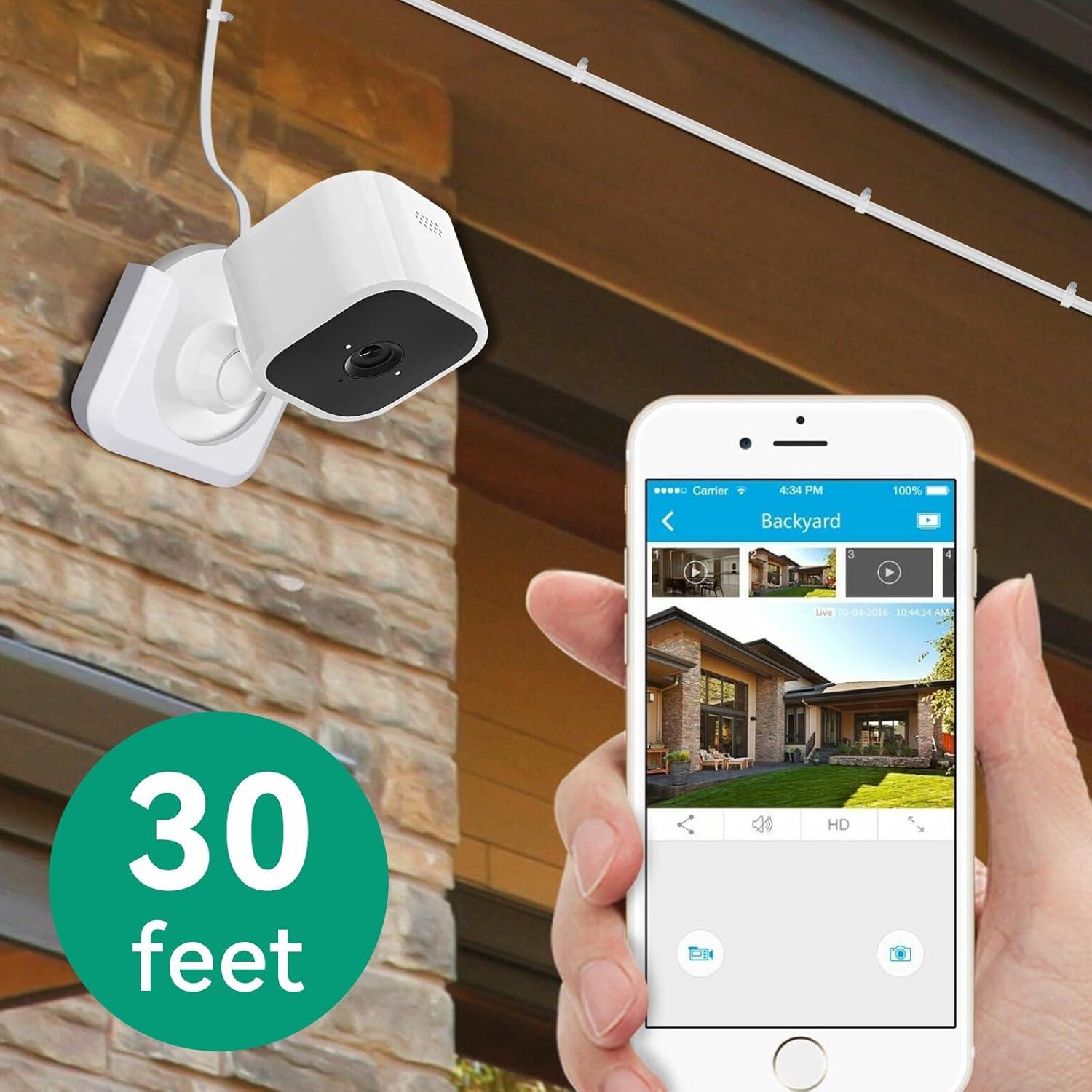 Paquete de 2 Cables de Alimentación 9m para Cámaras Blink