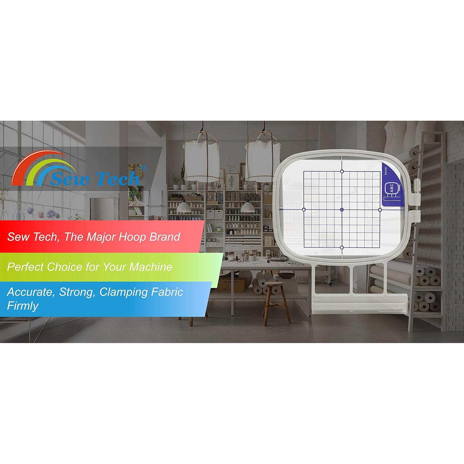 Aros de Bordado Sew Tech 4x4" para Brother y Babylock