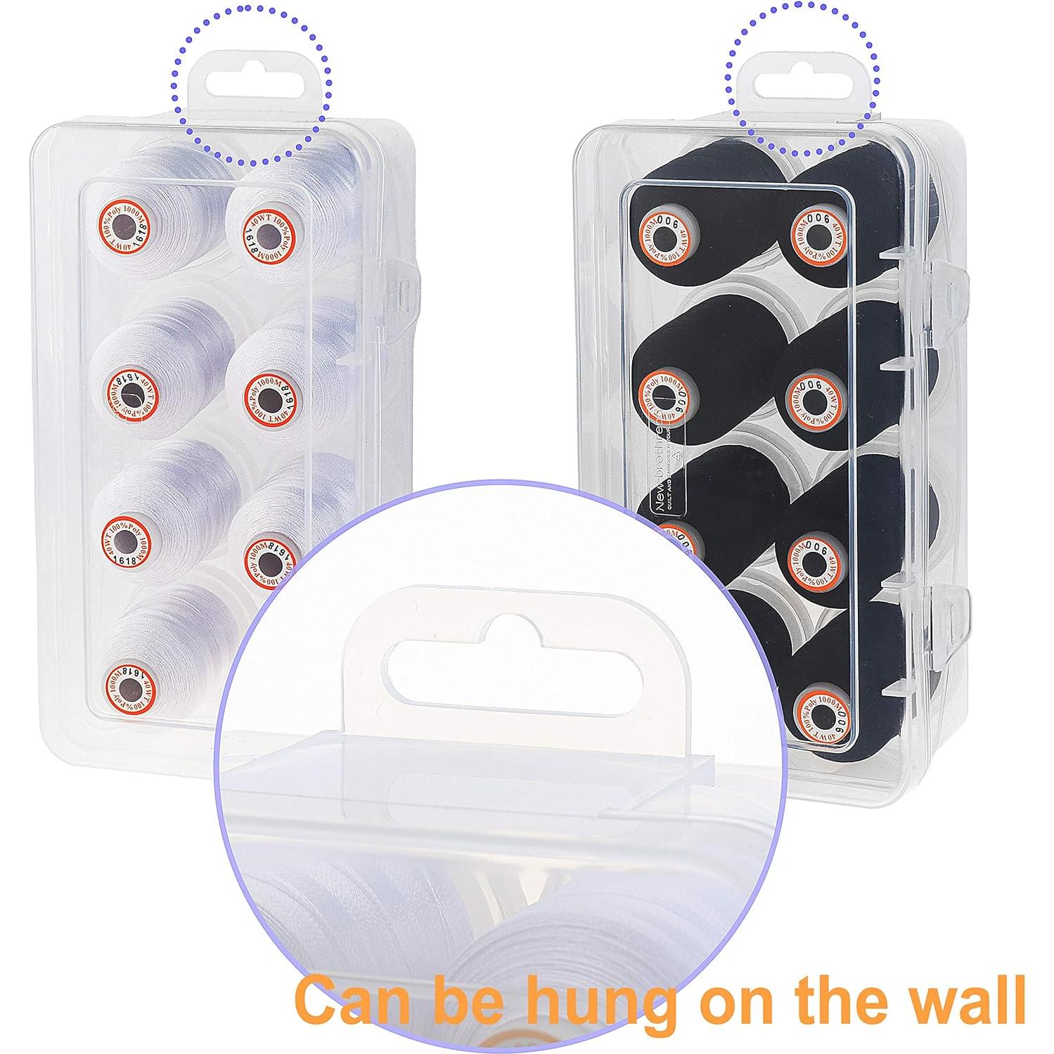 Hilo de Bordado Poliester New Brothread 1000m 8 Bobinas