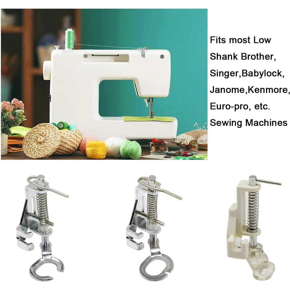 Pie de máquina de coser acolchado libre STORMSHOPPING CloseToe