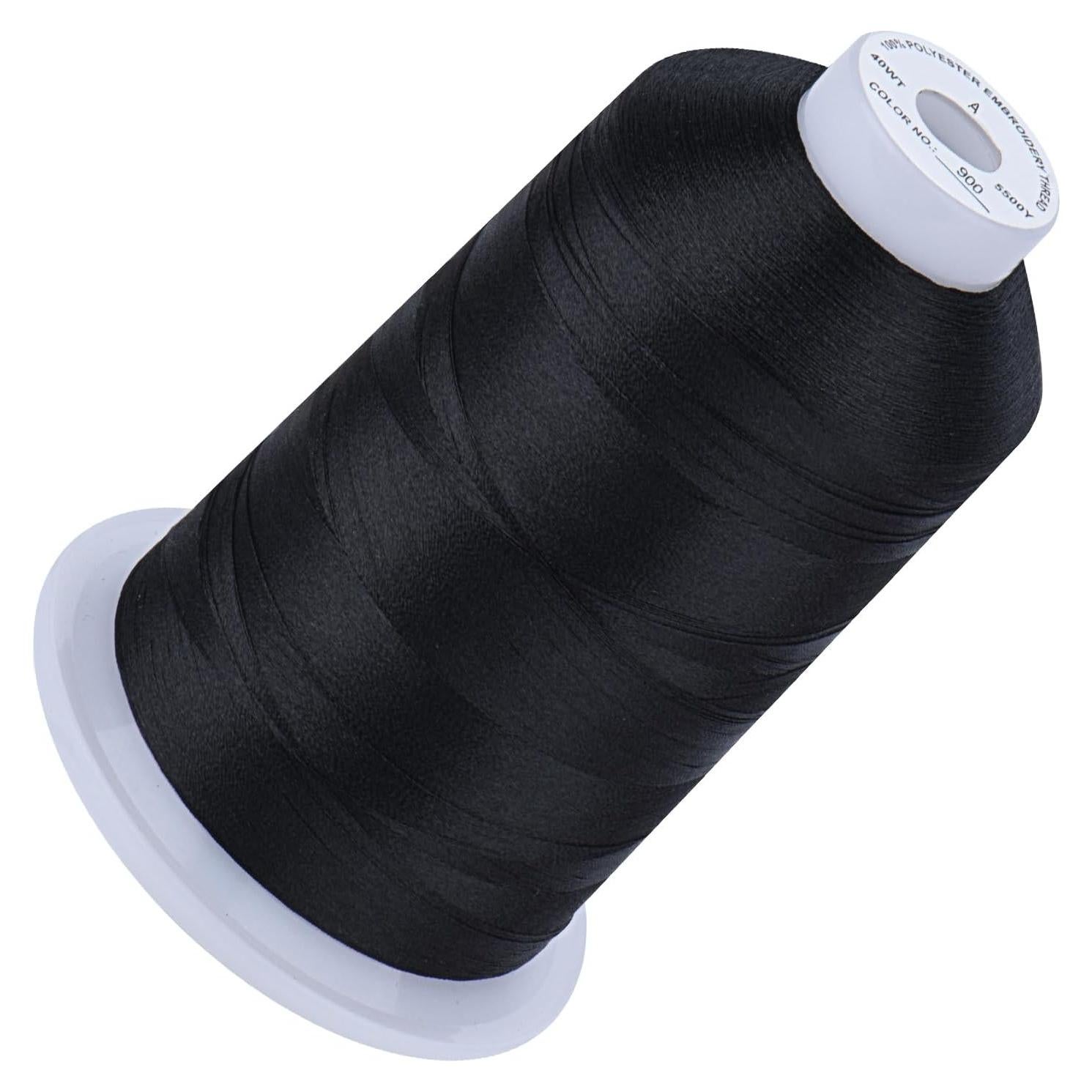 Hilo de Bordado Simthread 5500M 40WT 100% Poliester Negro