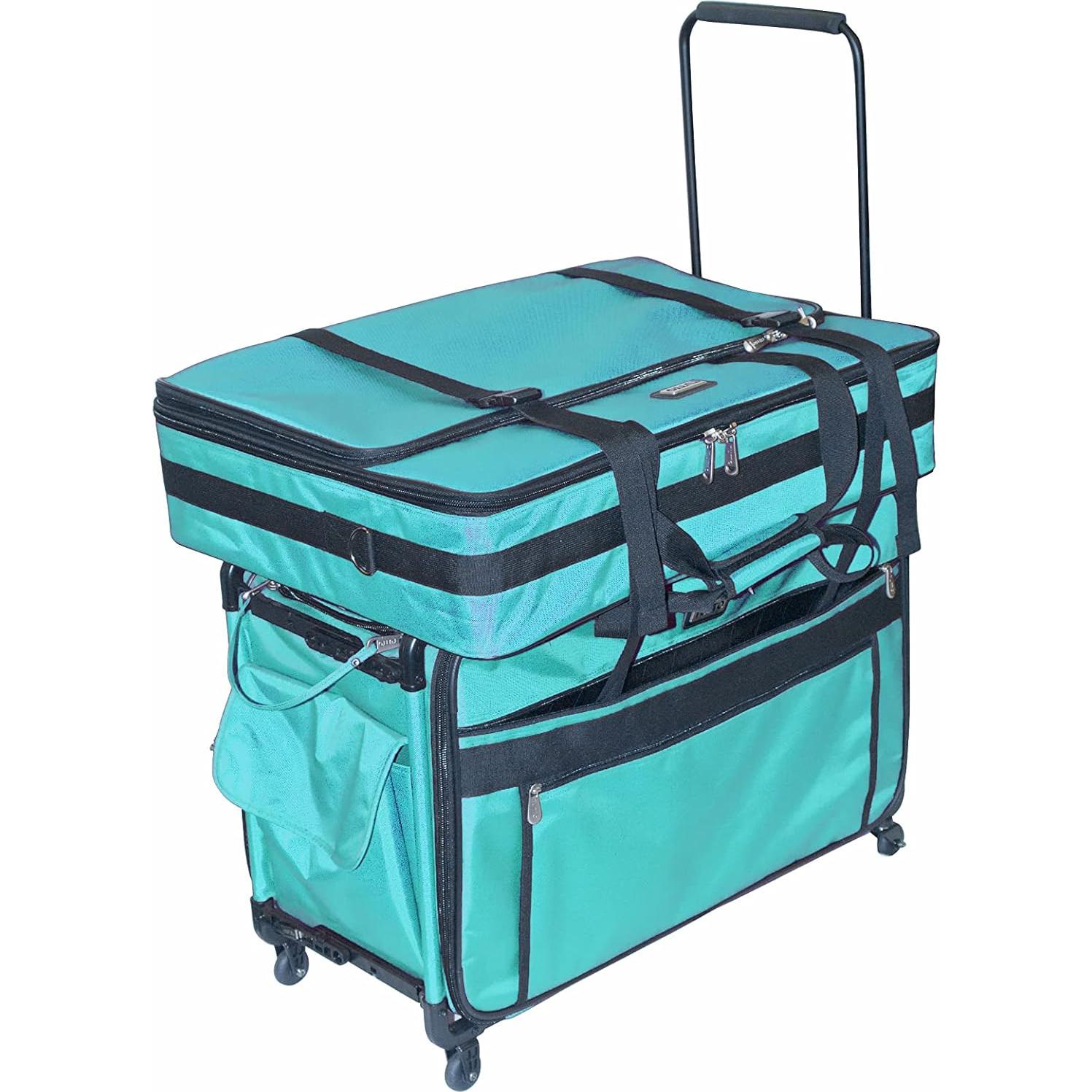 Bolsa de Bordado Grande Tutto 66 cm Turquesa