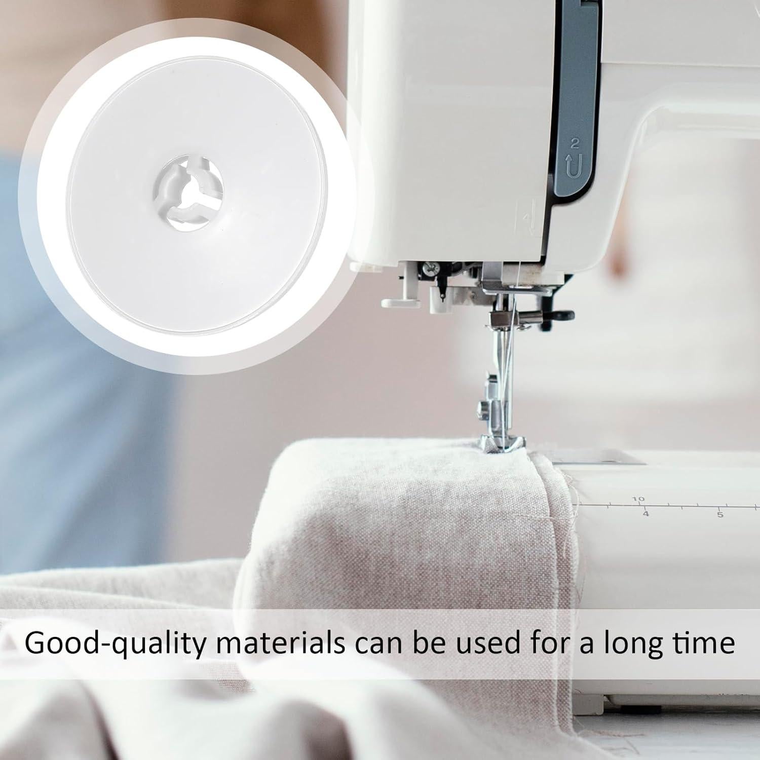 6 Tapas de Bobina Singer 40mm, 30mm, 25mm - Accesorios de Costura