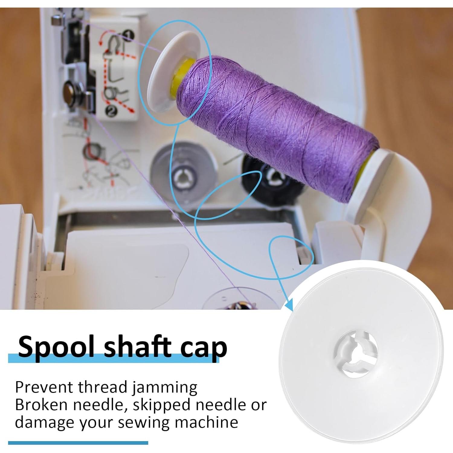 6 Tapas de Bobina Singer 40mm, 30mm, 25mm - Accesorios de Costura