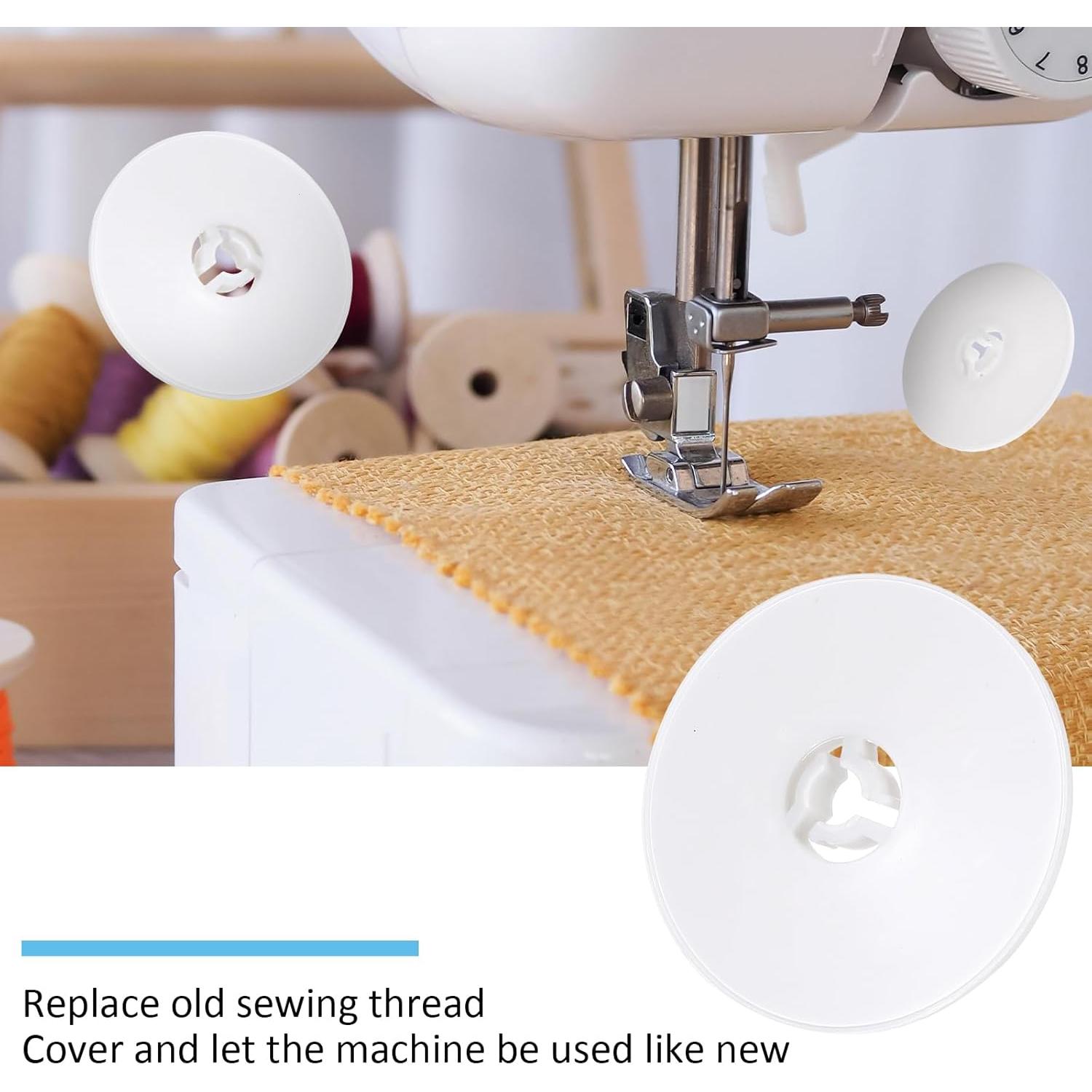 6 Tapas de Bobina Singer 40mm, 30mm, 25mm - Accesorios de Costura