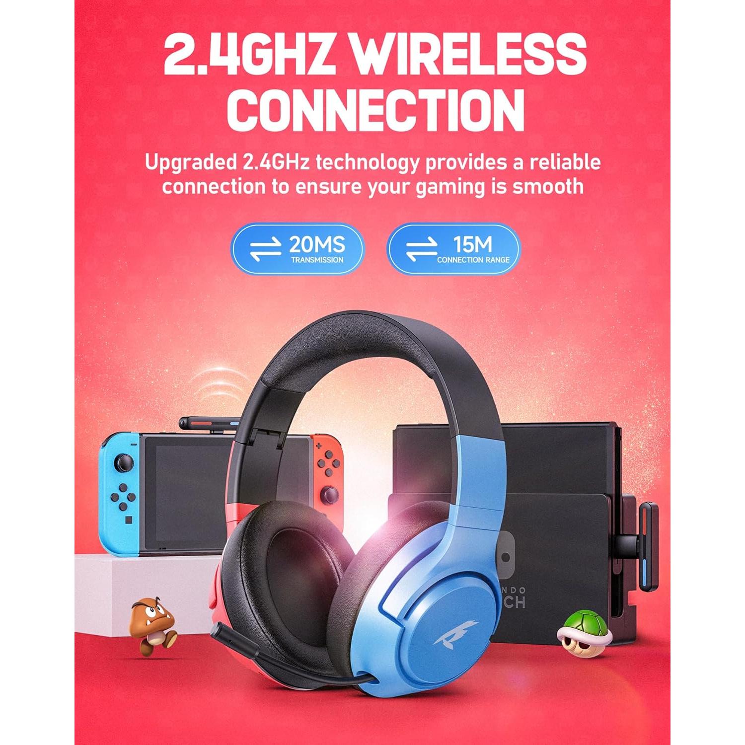 Auriculares Inalámbricos CG-01 para Nintendo Switch y PS5