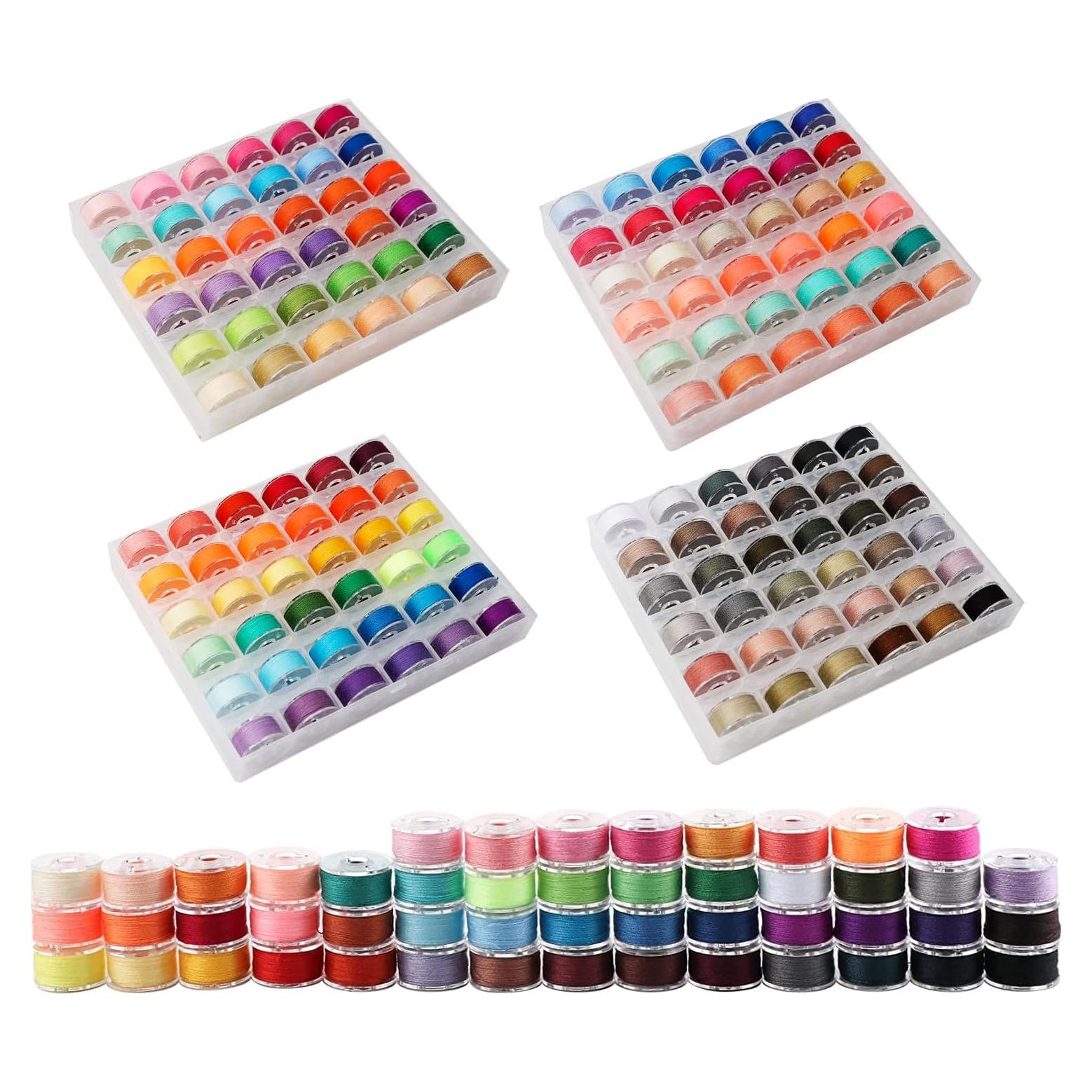 Hilo de Bobina Preenrollado HOURFUN 144 Colores 38.4m Poliester