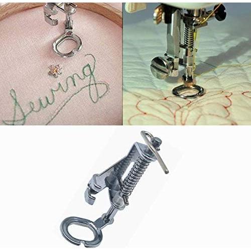 Pie de Prensatelas de Metal YEQIN 3 Pcs para Bordado y Acolchado