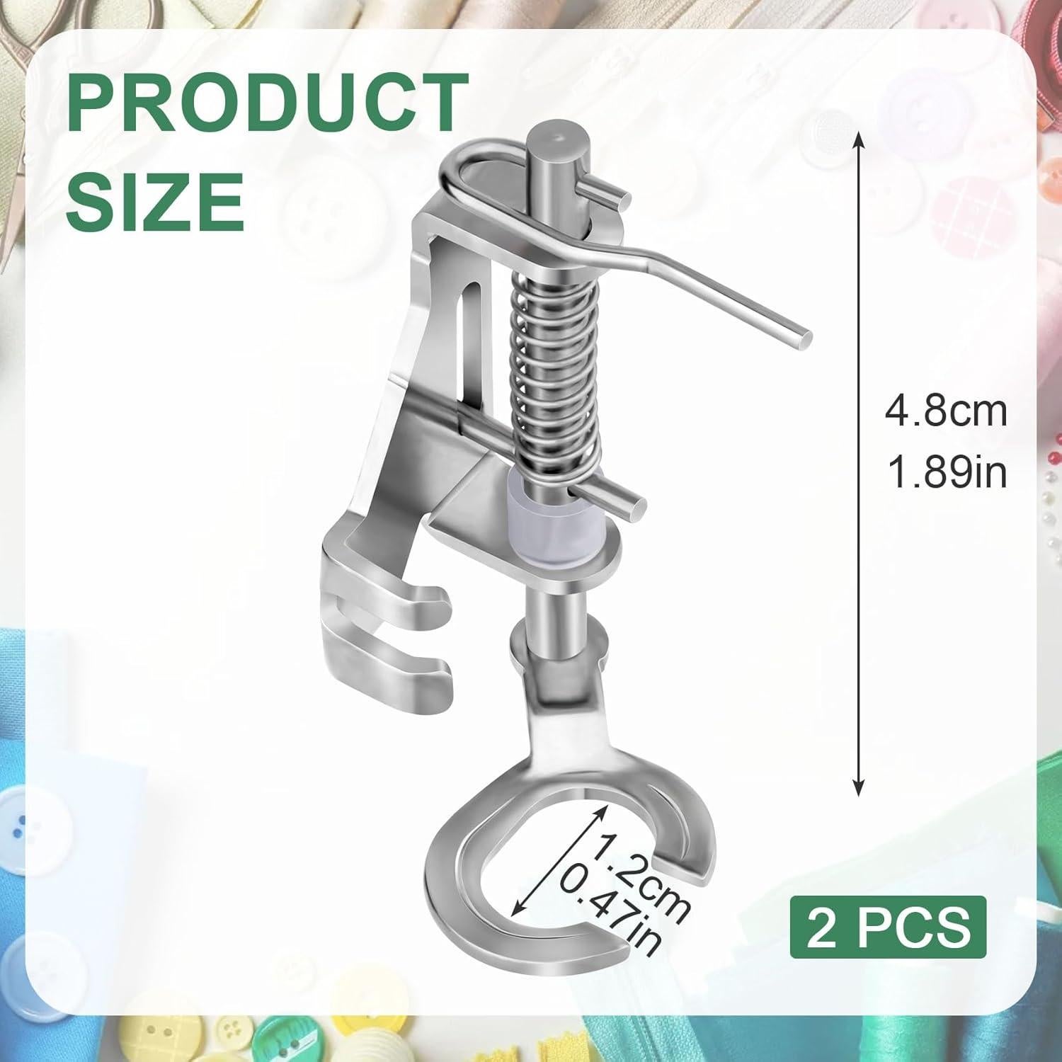 Pie de Prensatelas Abierto PAGOW para Máquinas de Coser