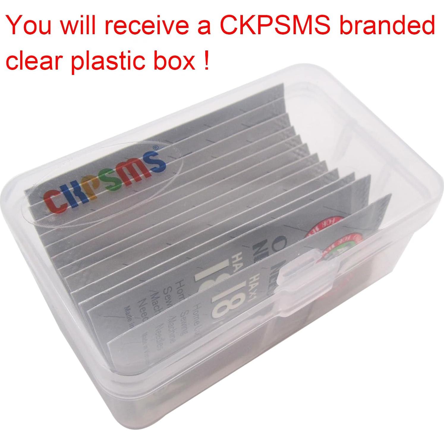 Agujas de Coser Organ HAX1 CKPSMS 60PCS Compatibles Singer