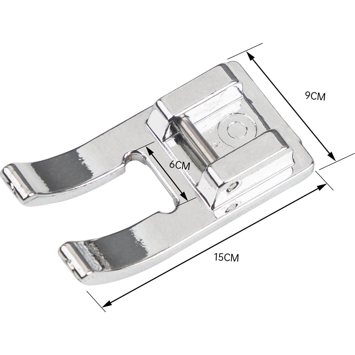 Pie de máquina de coser de punta abierta STORMSHOPPING - Compatible con Singer, Brother, Babylock