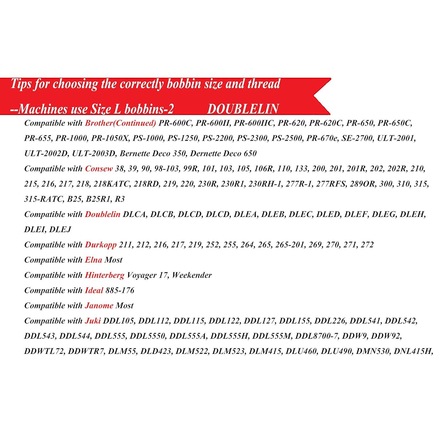 Bobina Preenrollada DOUBLELIN L 144pcs Cartón Blanco 75D/2