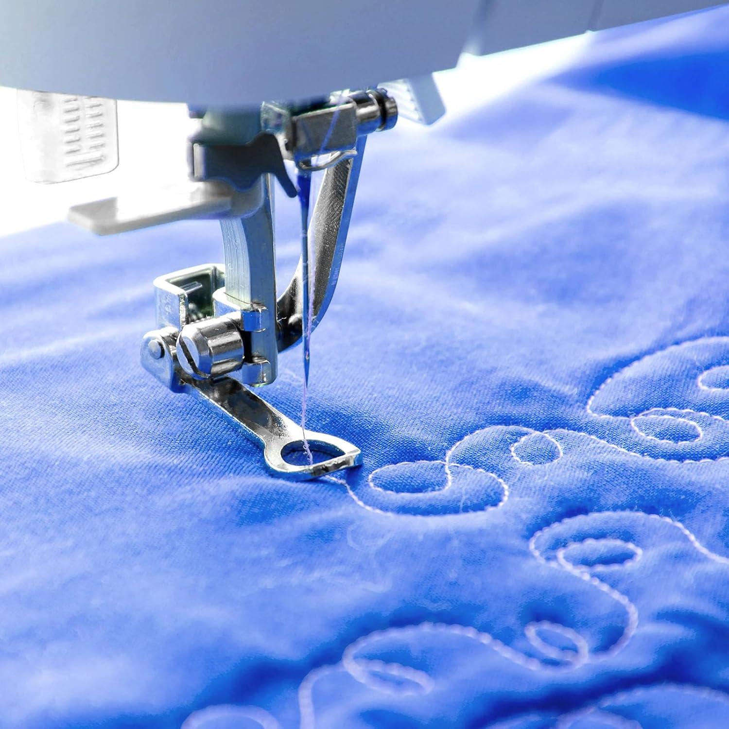 Pie de Prensatelas de Remallado Bajo Shank TISEKER para Bordado