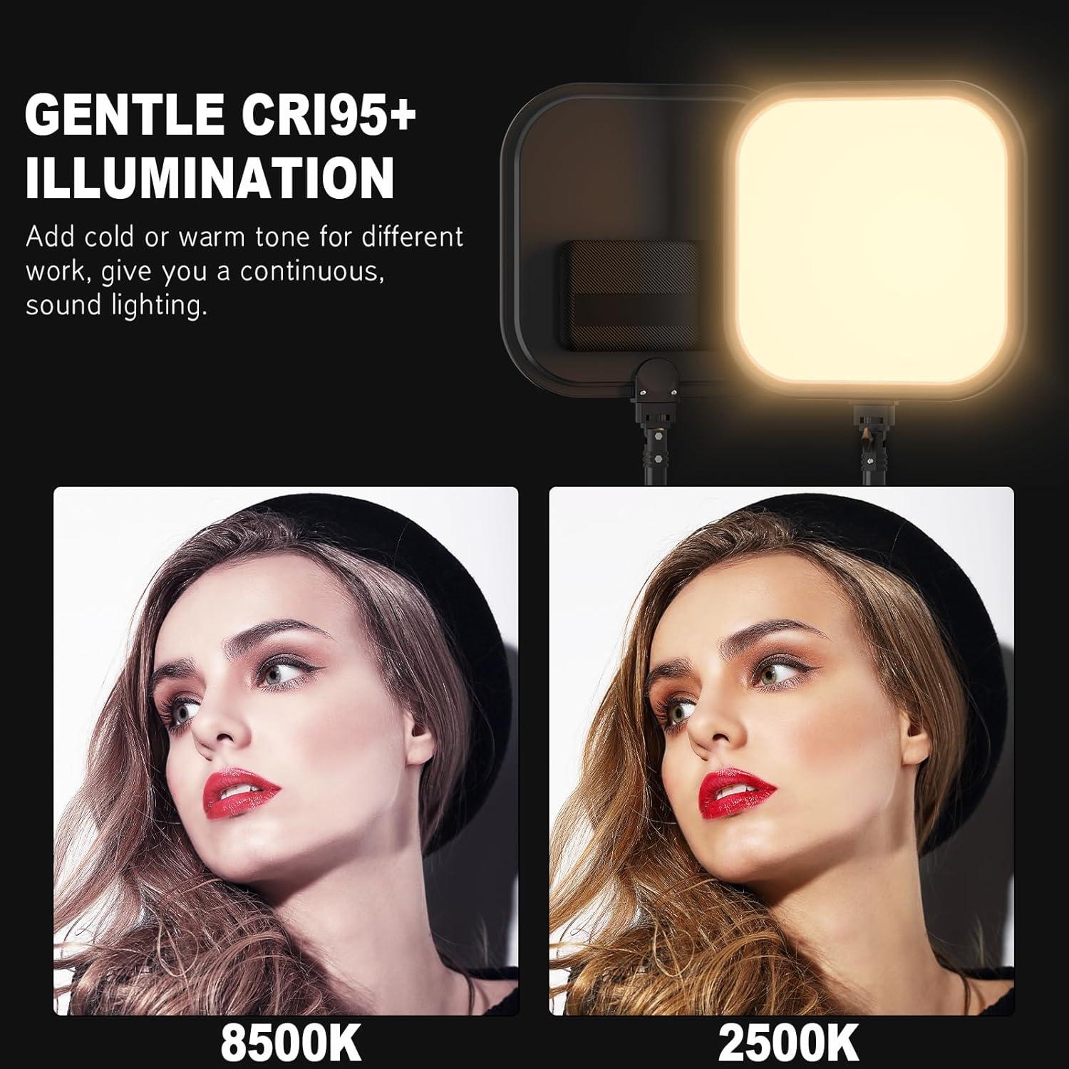 Kit de Iluminación LED 15W Hagibis con Trípode y Soporte