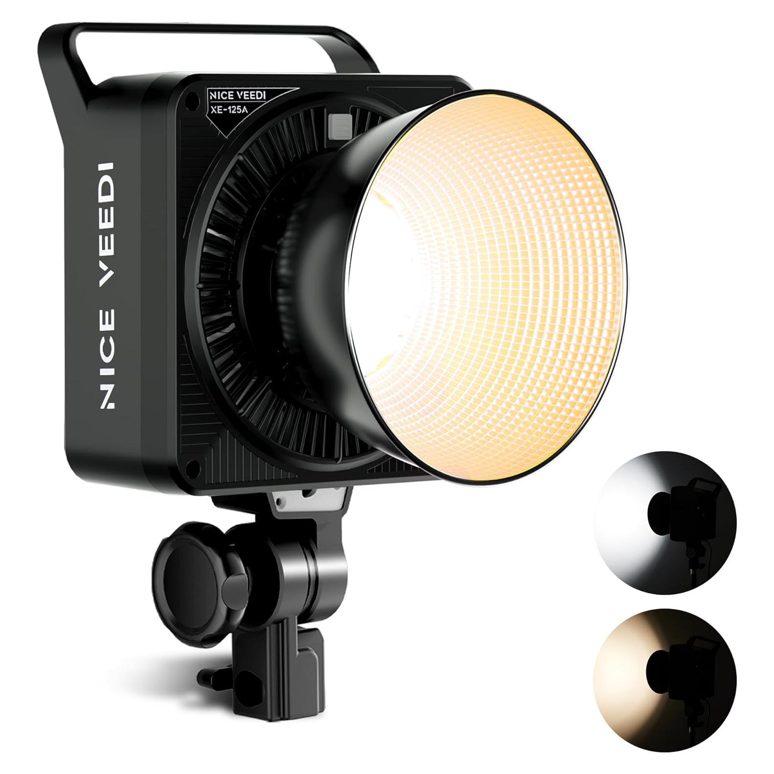 Kit de Iluminación Fotográfica LED NiceVeedi 250W Bi-Color