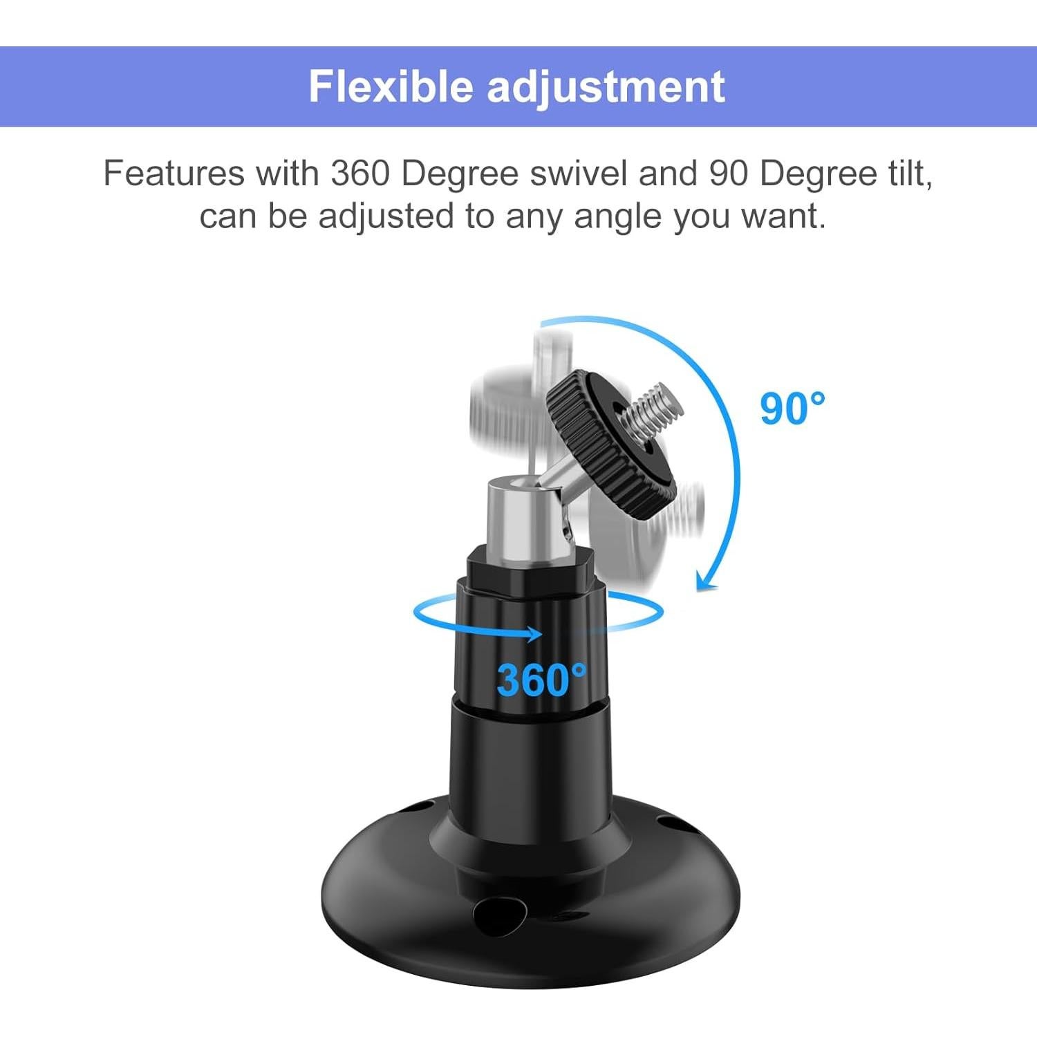 Soporte de Pared PEF para Blink Outdoor 4, Ajustable 360°