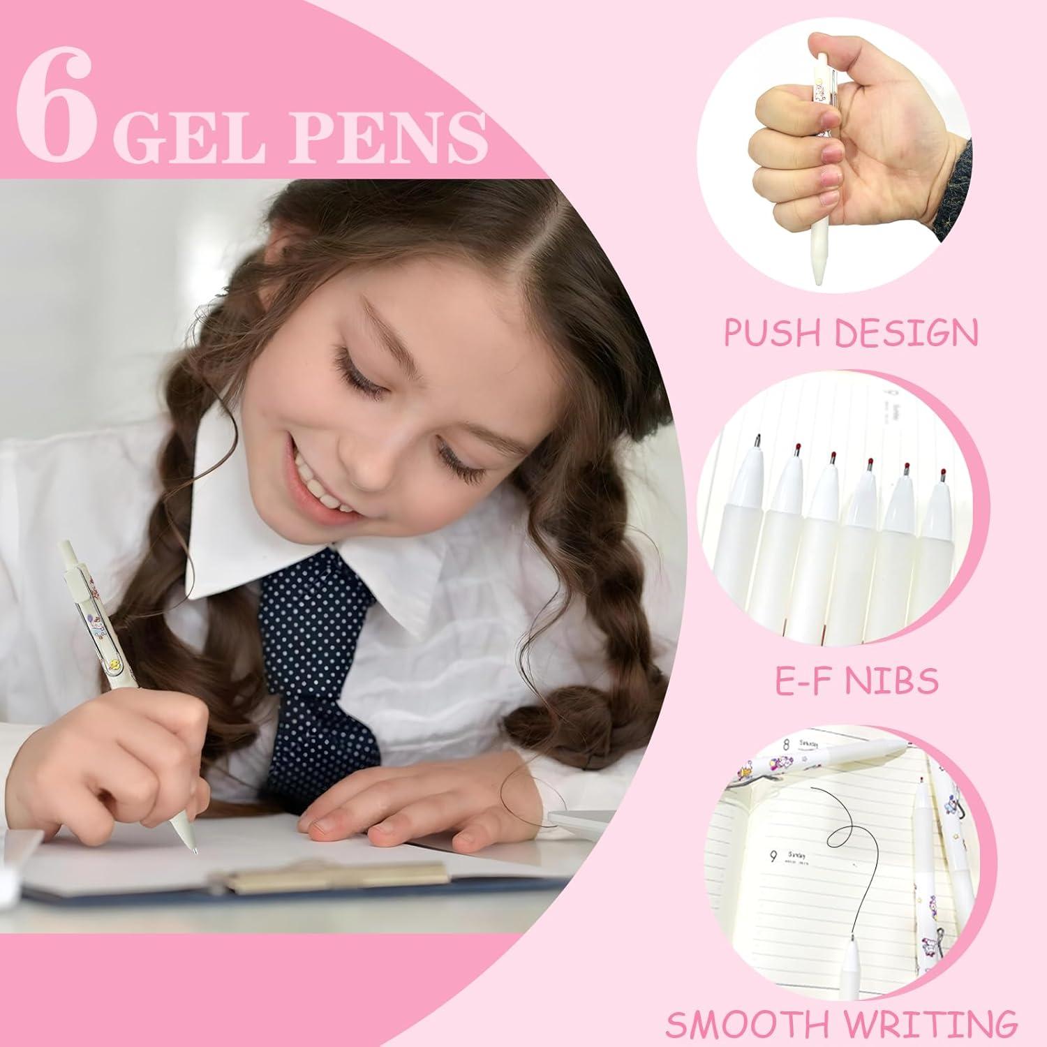 Conjunto Escolar Kawaii Unicornio TSILRMSAFMAO 12 Piezas