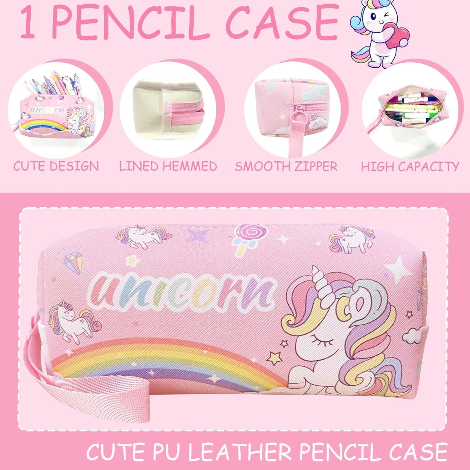 Conjunto Escolar Kawaii Unicornio TSILRMSAFMAO 12 Piezas