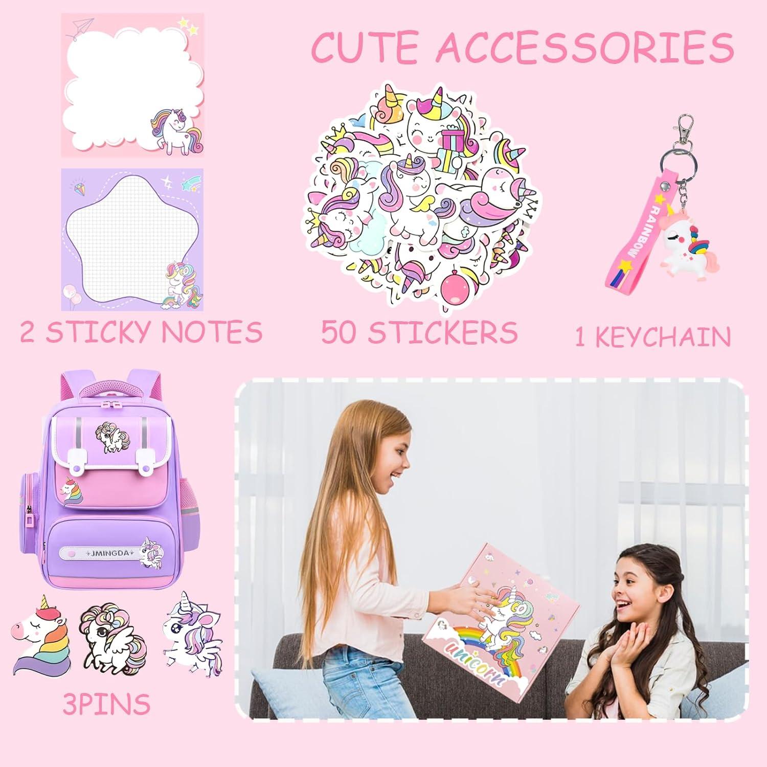 Conjunto Escolar Kawaii Unicornio TSILRMSAFMAO 12 Piezas
