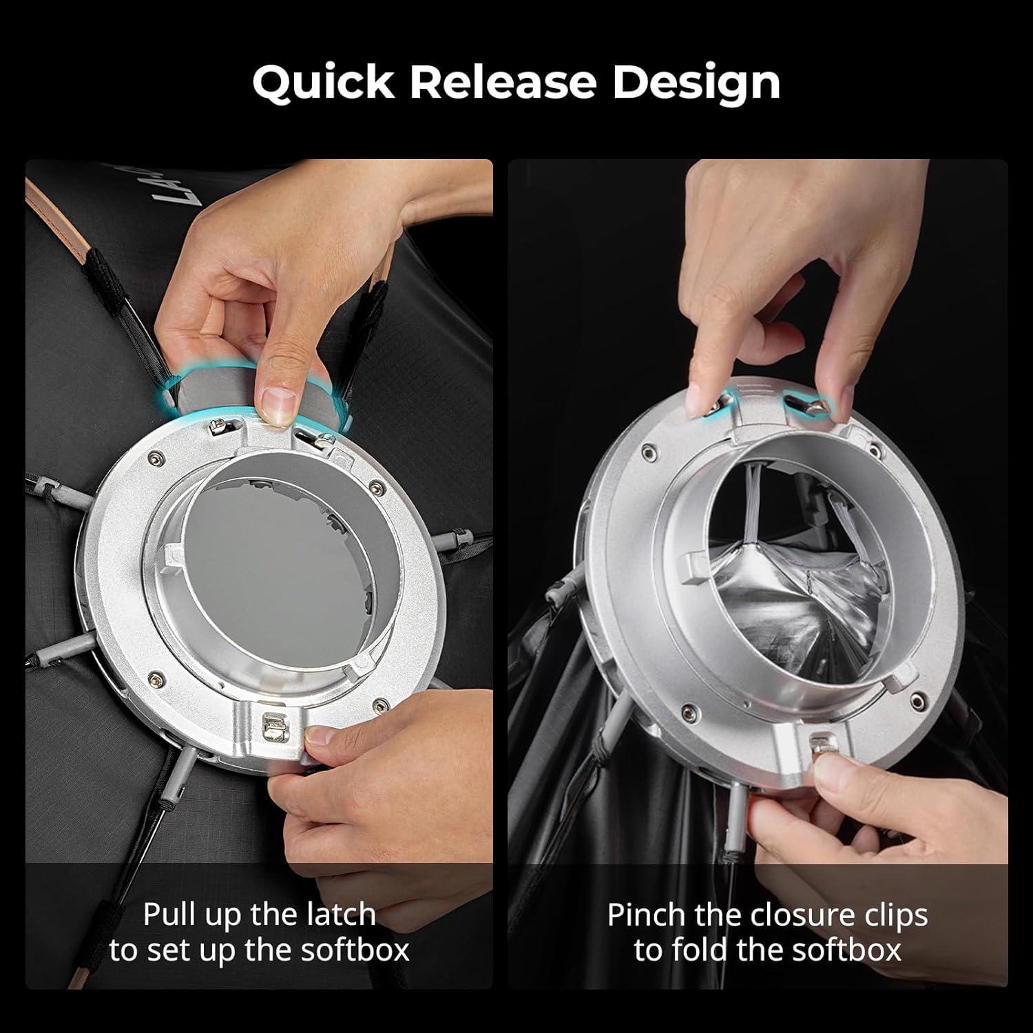 Softbox Octagonal 90cm SmallRig LA-O90 para Montaje Bowens