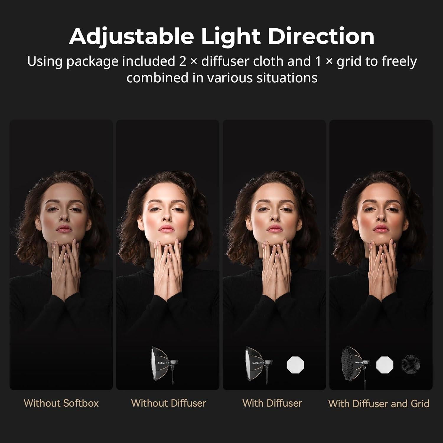 Softbox Octagonal 90cm SmallRig LA-O90 para Montaje Bowens