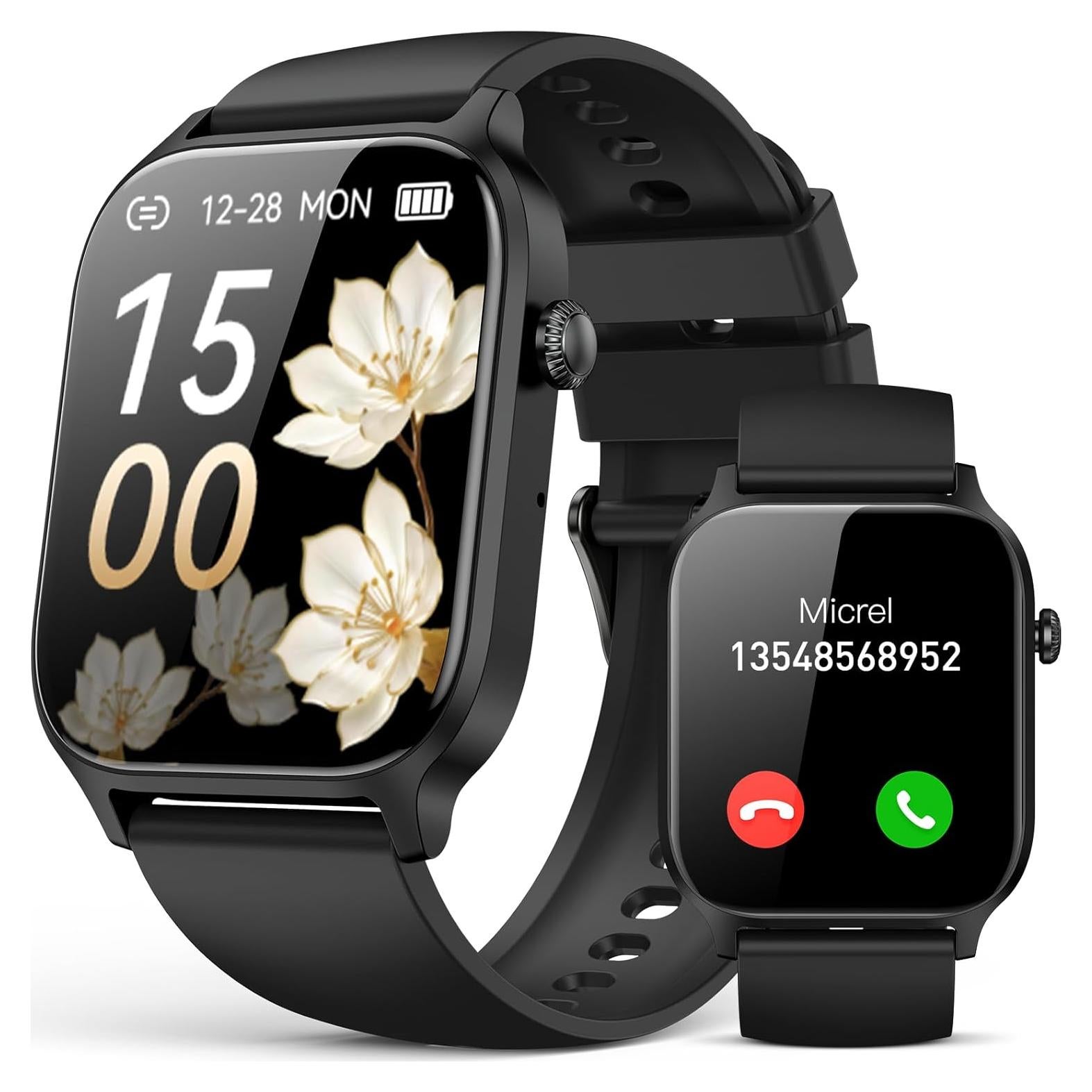 Reloj Inteligente Paybay Y7 Negro IP68 Fitness Llamadas