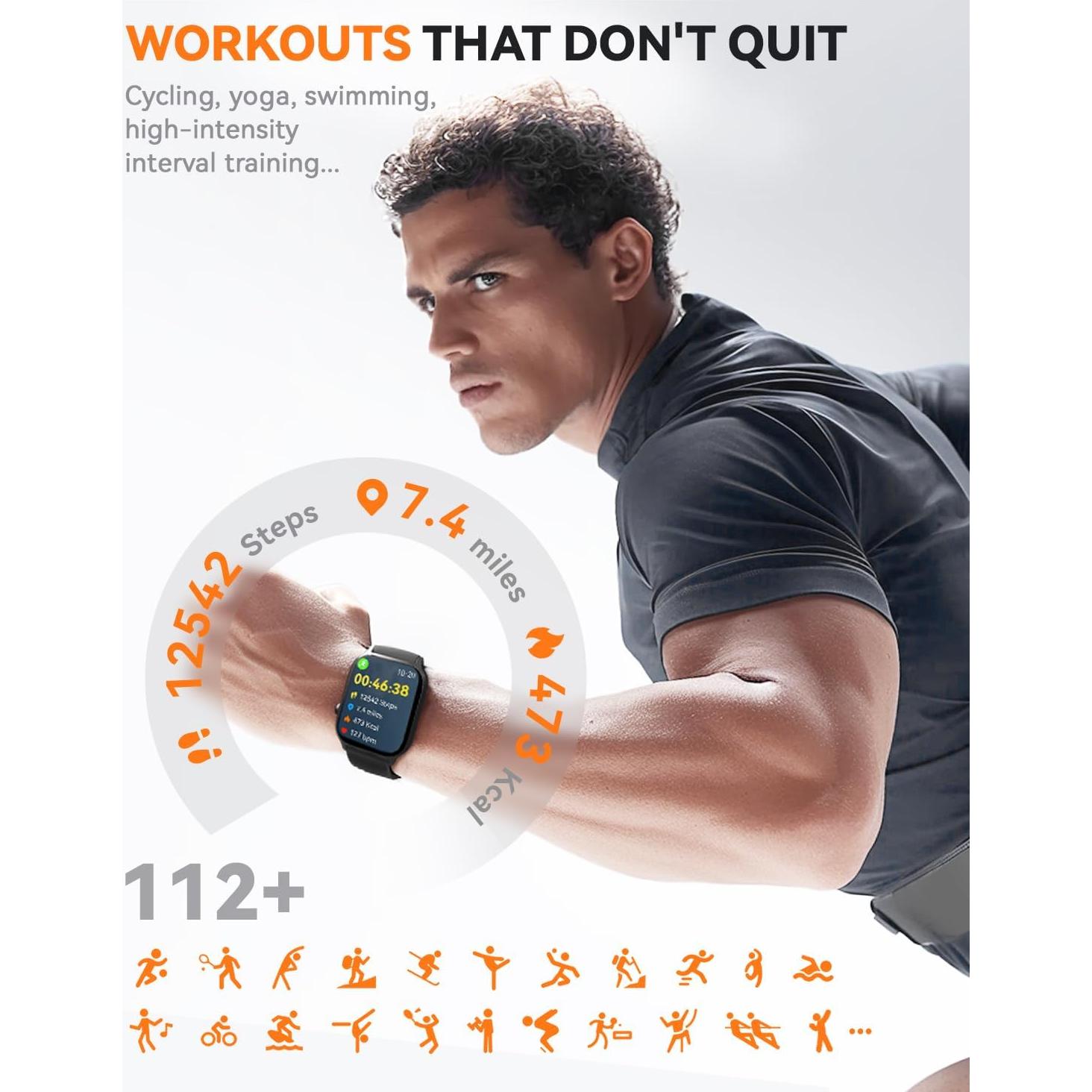 Reloj Inteligente Paybay Y7 Negro IP68 Fitness Llamadas