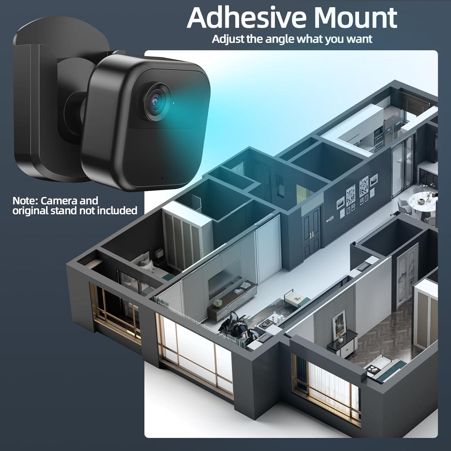 Soporte Adhesivo para Cámara Blink BOUNHOHE - Paquete de 3