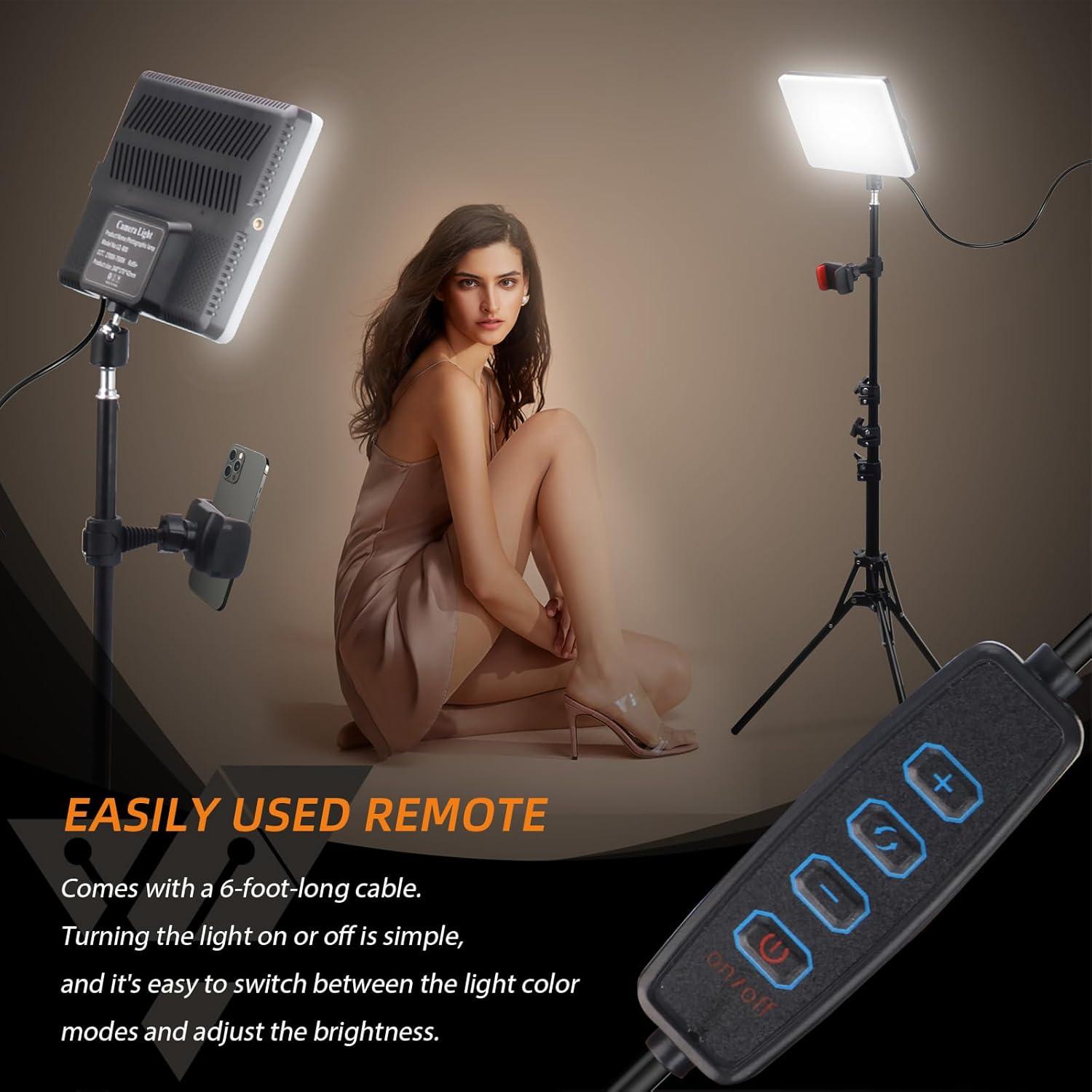 Kit de Iluminación LED Velvora USB con Trípode Ajustable 28-60"