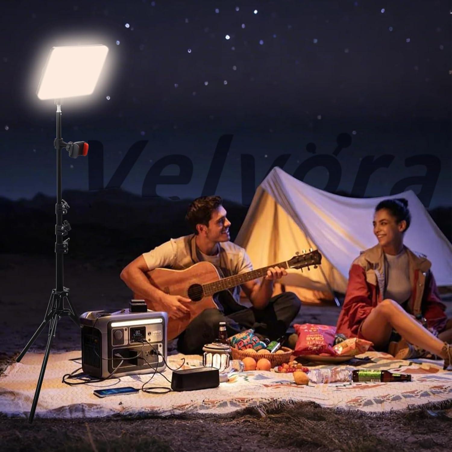 Kit de Iluminación LED Velvora USB con Trípode Ajustable 28-60"