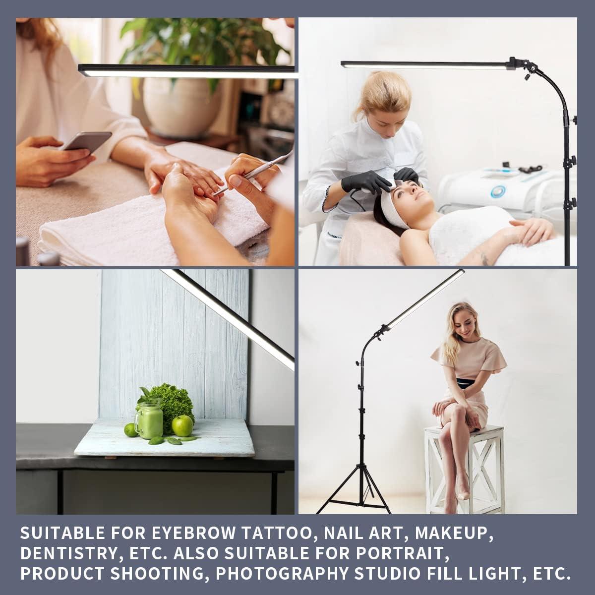 Kit de Iluminación LED GSKAIWEN para Fotografía con Soporte y Tubo Suave