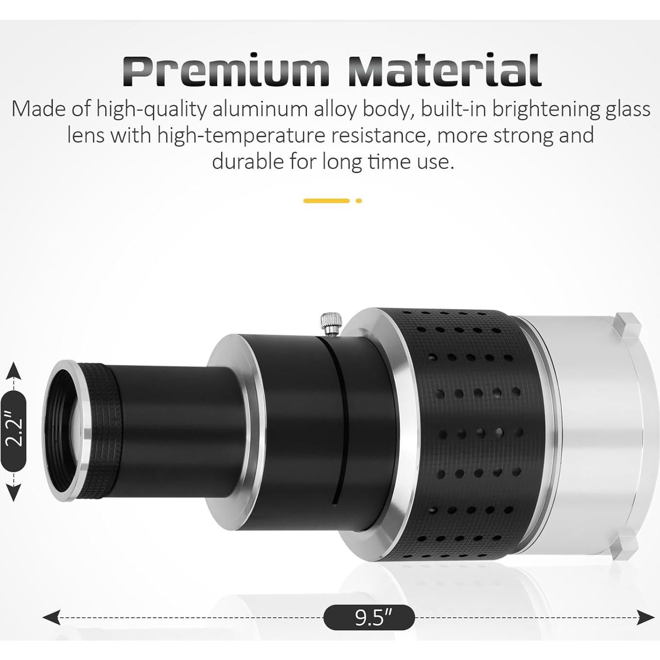 Kit Snoot Óptico Bowens NULBOFU con 34 Gobos y 5 Filtros