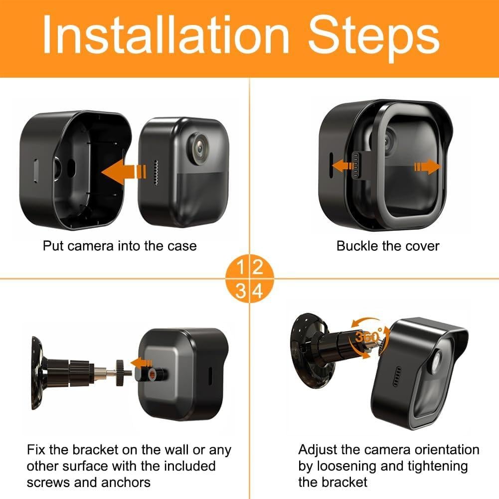 Soporte para cámara Blink 3Pack, ajuste 360° y protección