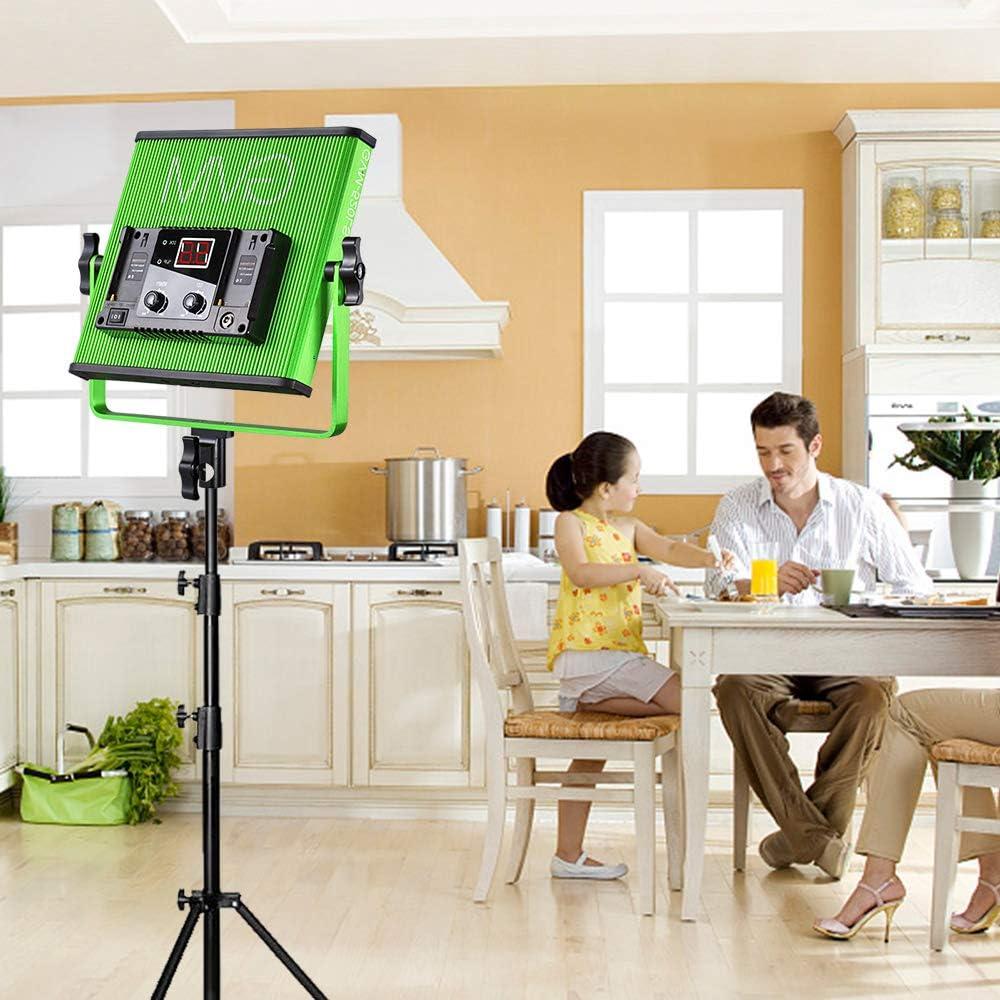 GVM Video Lighting Kit with APP Control, Bi-Color 3200-5600K Led Light Panel for Photography Video Lighting Studio Interview Portrait, CRI/TLCI 97+ High Brightness Video Light, 528 LED Beads