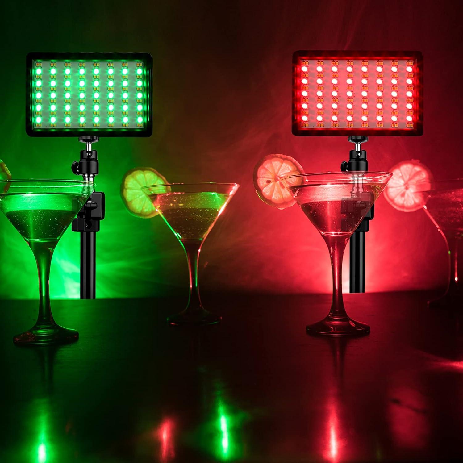 Kit de Iluminación LED RGB QEUOOIY con Soporte Ajustable 1.6M