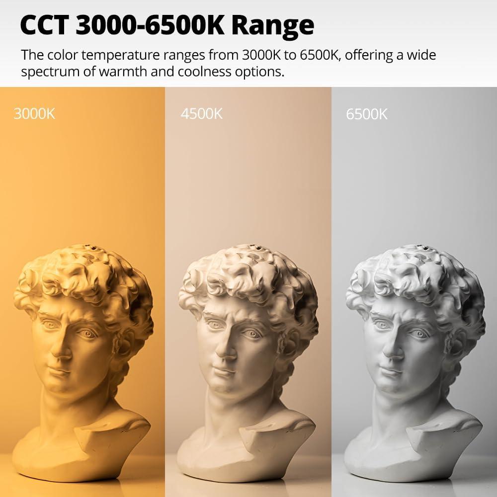 Kit de Iluminación Fotográfica Softbox AMBITFUL AL-50 con 2 Bombillas LED