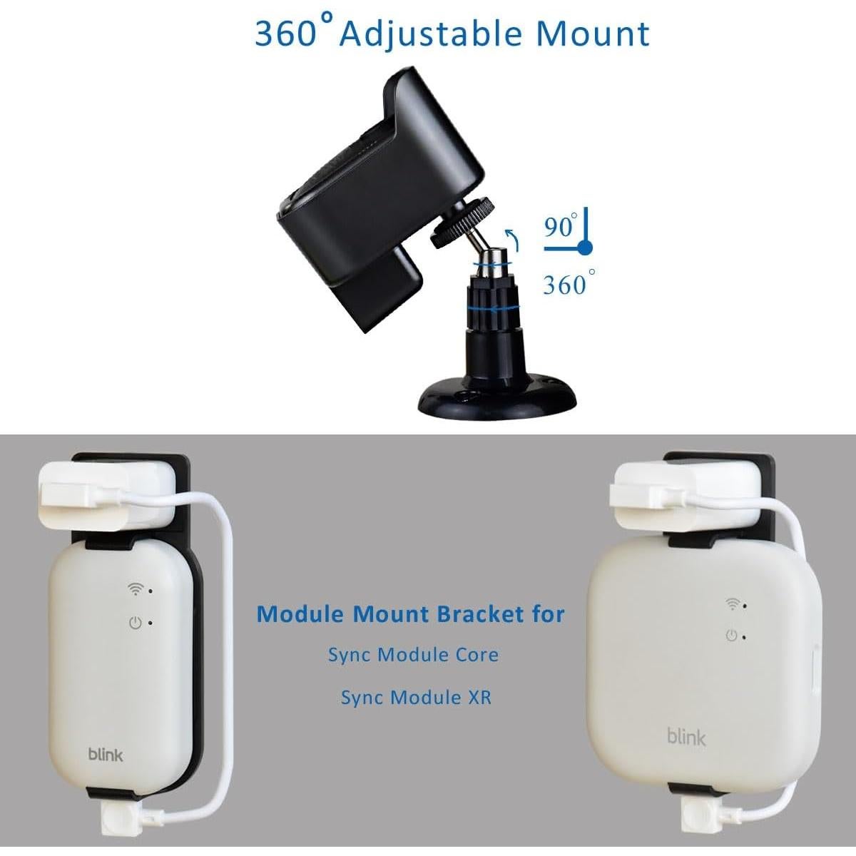 Soporte de Montaje Gohonor para Cámara Blink Exterior 5 Unidades