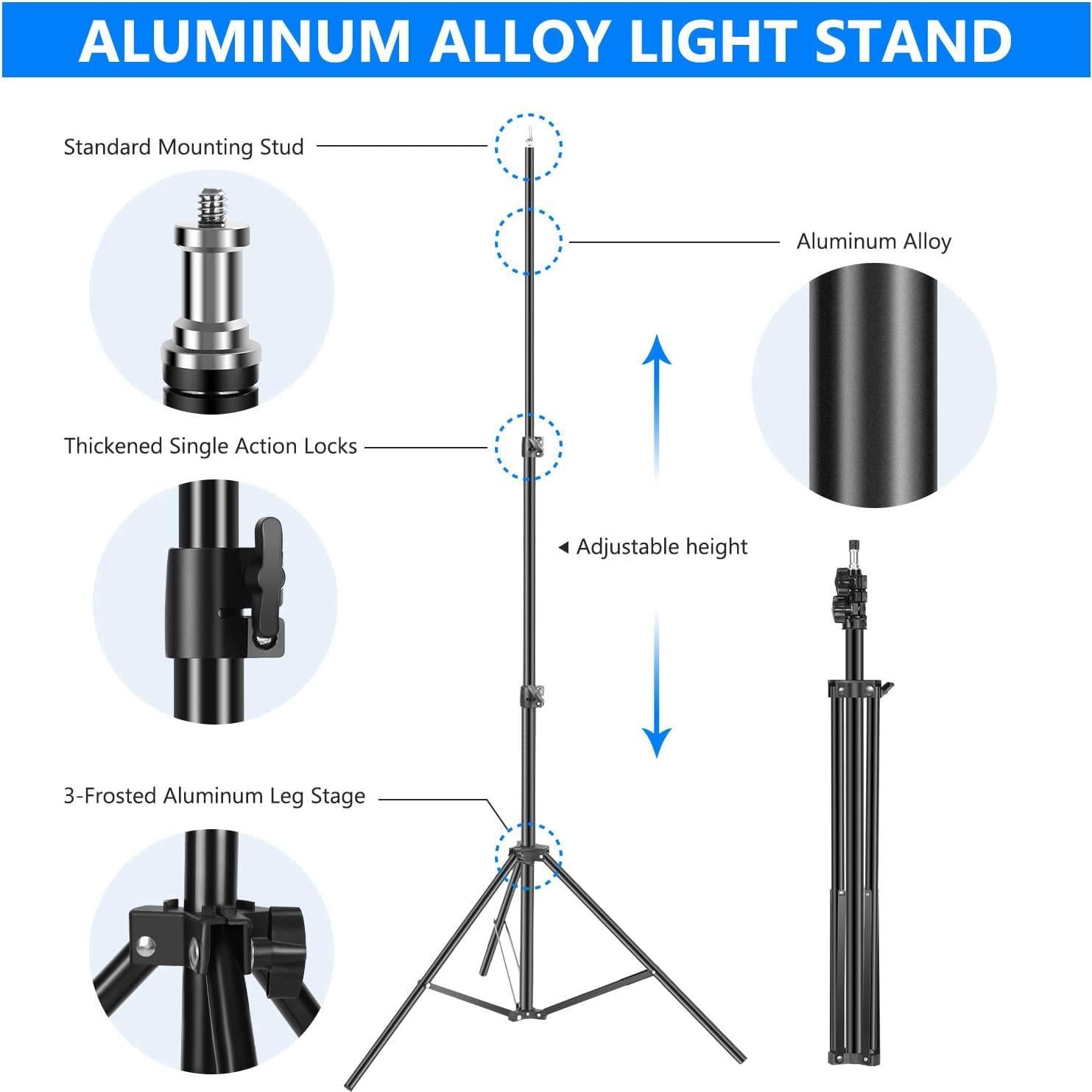 Neewer 2-Pack 2.4GHz LED Softbox Lighting Kit with Color Filter — 20” × 28” Softbox, 3200–5600K 48W Dimmable LED Light Head, 2.4GHz Remote, Light Stand & Red/Yellow/Blue Filter for Photo Studio Video