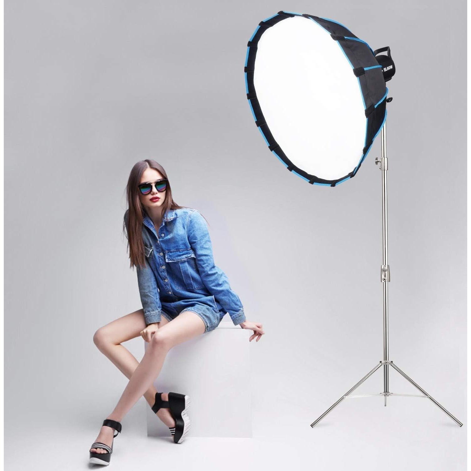 Kit Luz LED Godox SL-60W con Softbox y Soporte 2.8M