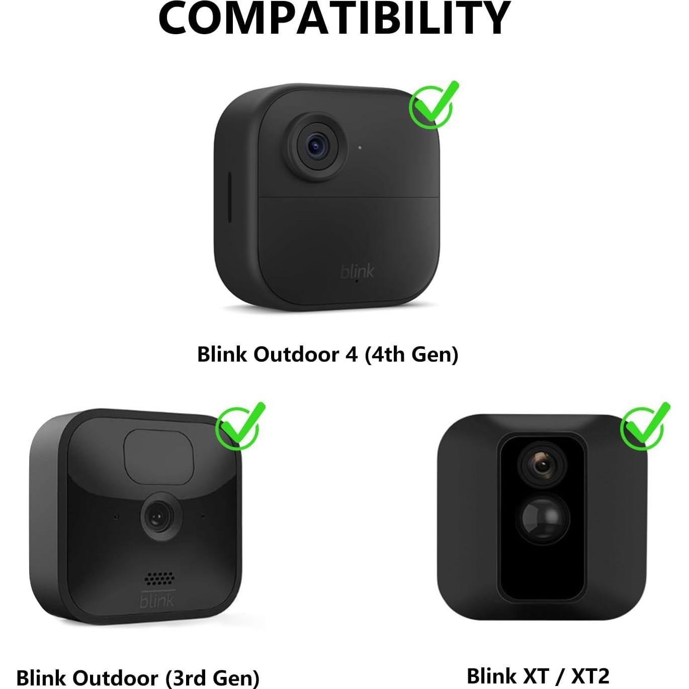 Soporte de canalón ALERTCAM para Blink Outdoor y XT - 2 Piezas