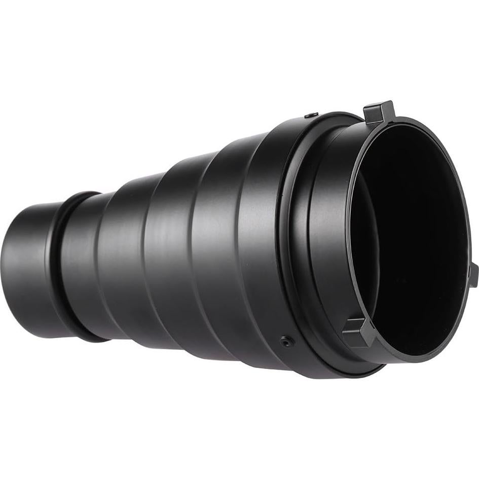 Snoot Óptico Cónico Andoer para Iluminación Fotográfica con Filtros