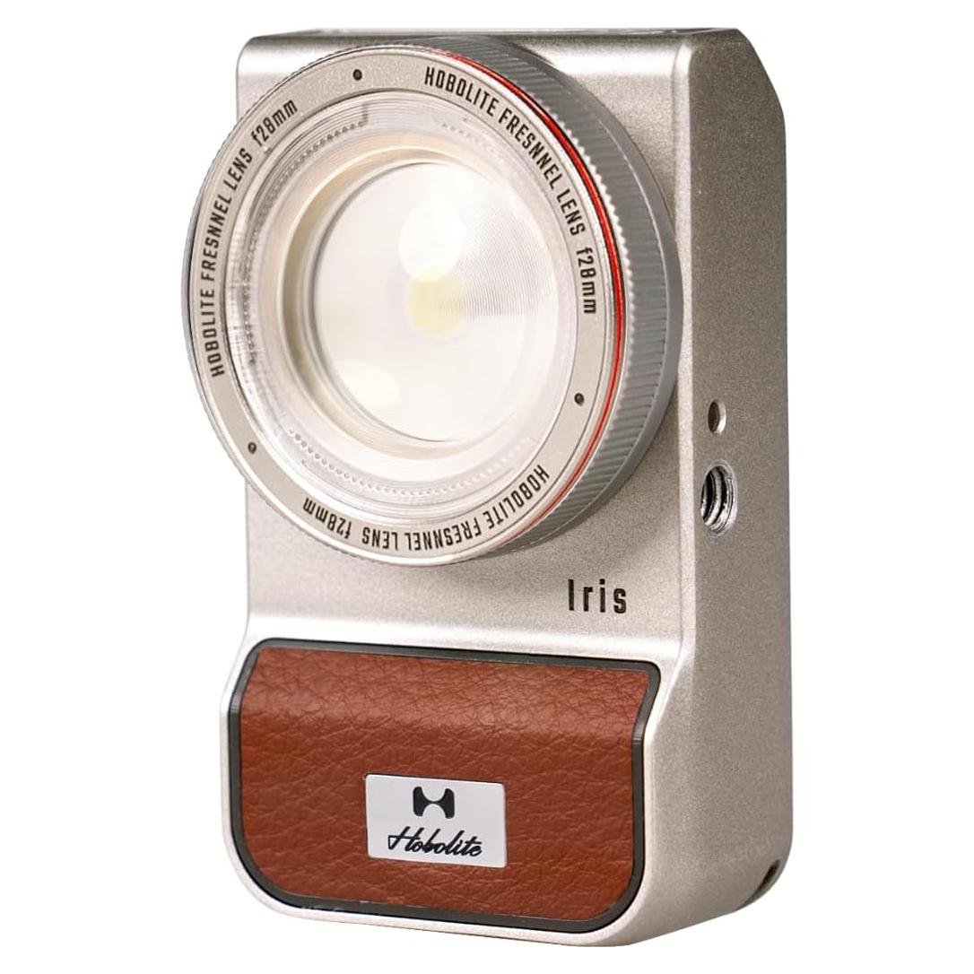 Iris Portable LED Photography Light Standard Kit with LCD Display, App Control, CRI/TLCI 96+, 2700-6500K, Bi-Color Indoor and Outdoor Light for Content Creators, 5W