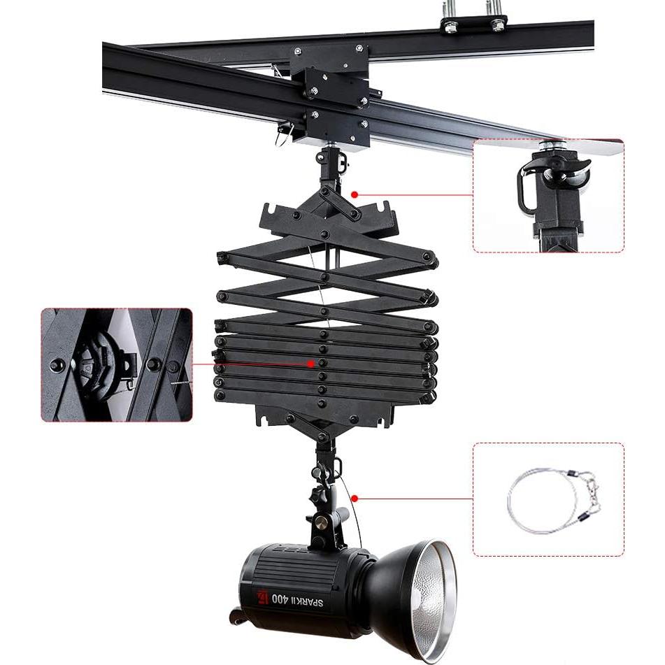Pantógrafo Fotográfico DATOUBOSS 2M para Riel de Techo
