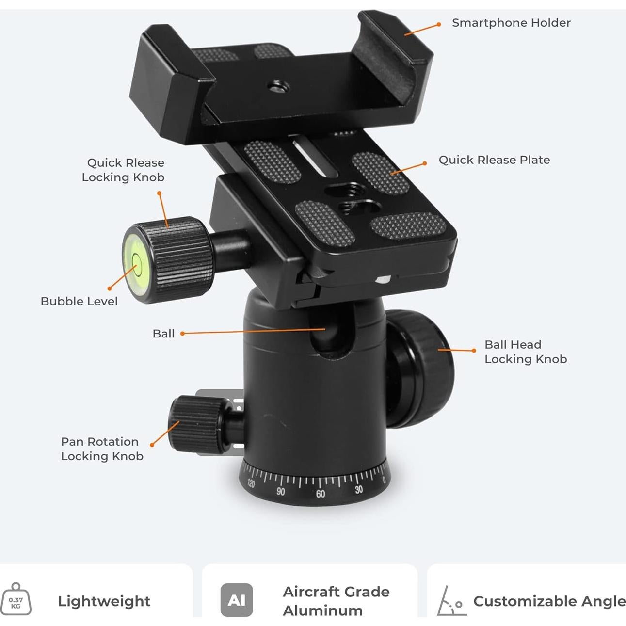 Domo Inteligente Foldio360 con Kit de Montaje y Luz LED